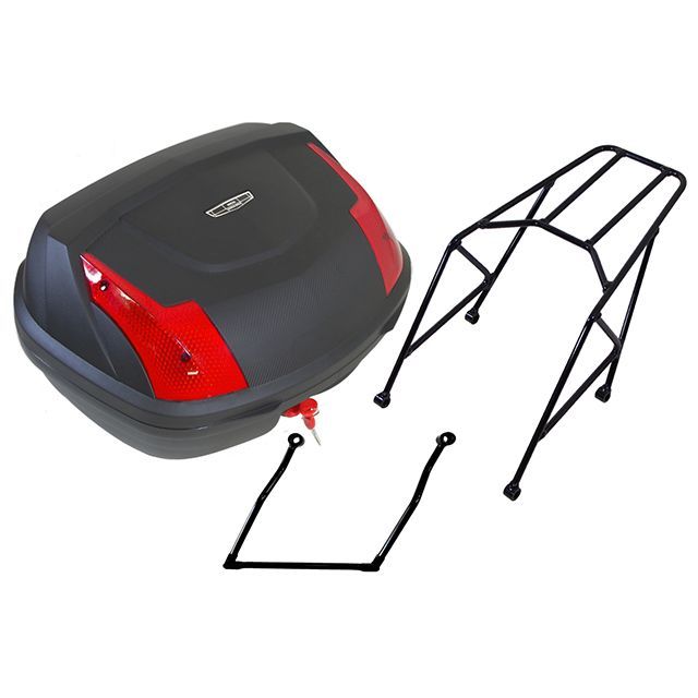 ワールドウォーク レブル250/500用リアキャリア リアボックスセット レブル250/ABS レブル500 容量 48リッター サドルバッグサポート 1個セット wca-28-hwb48-wca11b