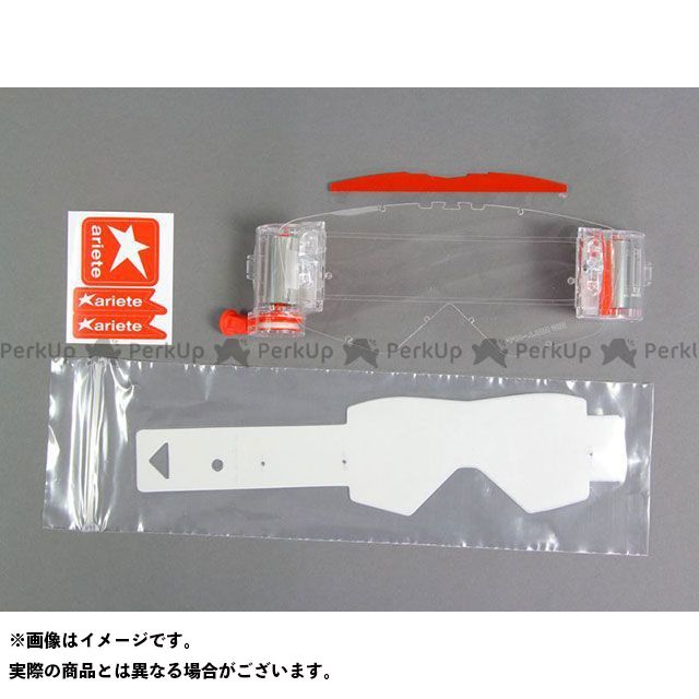 アリート オプション クリアレンズ CAT.0 ロールオフ付き 1枚 Adrenaline、RC Flow、Mudmax Puravida ゴーグル用 12961-RCRO|モトメガネ 店