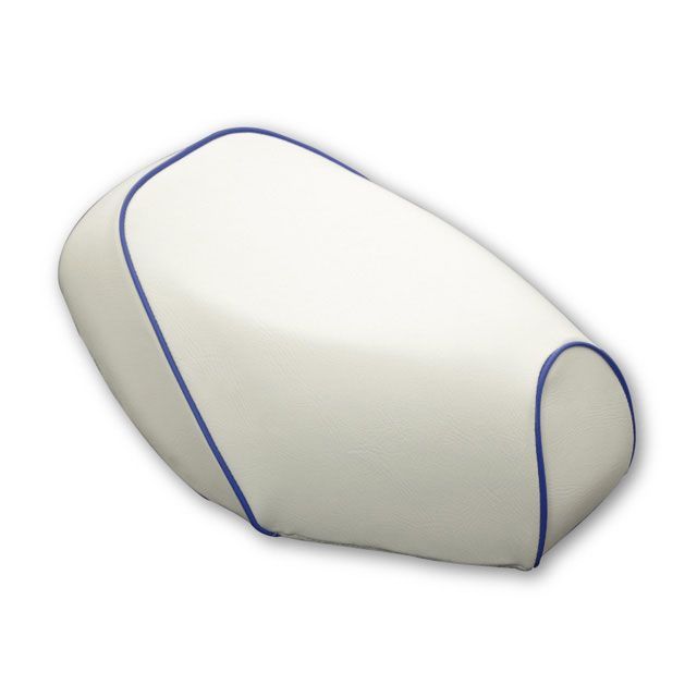 グロンドマン ジャイロX（TD01） 国産シートカバー 白 ジャイロX タイプ 張替 仕様 青パイピング GH52HC20P50