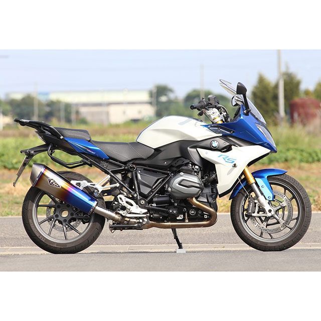 アールズギア ワイバンリアルスペック スリップオン(チタンドラッグブルー) R1200R/RS RB06-03RD|モトメガネ 店