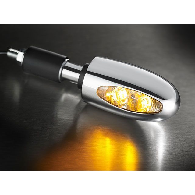 ケラーマン ハンドルバーエンド ウインカー BL1000 LED 汎用 カラー クローム KM120-100