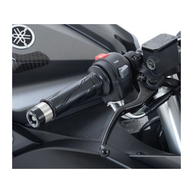 アールアンドジー バーエンドスライダー（ブラック） YZF-R125 RG-BE0079BK｜モトメガネ 店