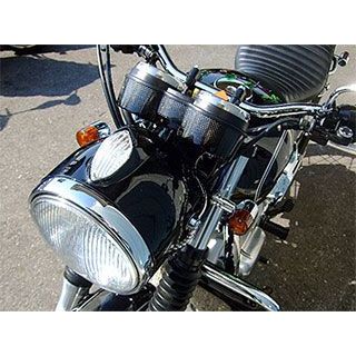 プレジャー マスコットランプ付ライトケース（ブラック） W400/W650/W800 PK32501