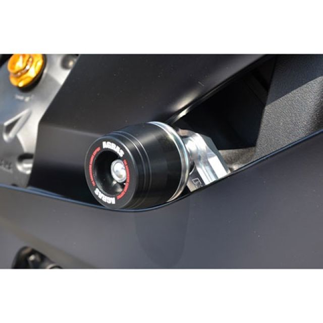 アグラス レーシングスライダー フレーム YZF-R6 ジュラコンカラー ブラック タイプ ロゴ無 342-278-000B