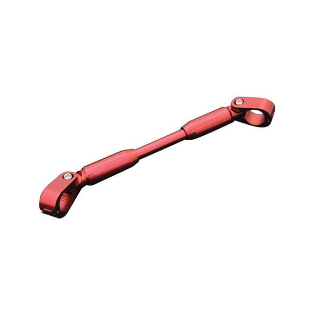 アルキャンハンズ アジャスタブルハンドルブレース ハンドル幅約260mm～320mm対応/太さ22.2mm 汎用 カラー レッド F00026C