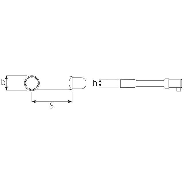STAHLWILLE ハンドツール 732AG トルクレンチ差替ヘッド（58621220