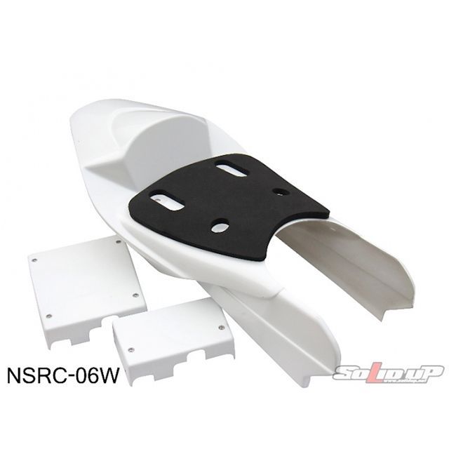 ソリッドアップ NSR用 08：CBR1000RRレプリカ レースシートカウル NSR50/80 カラー 白ゲル NSRC-06W