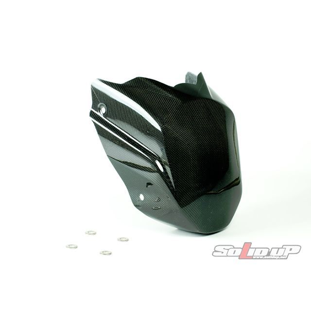 ソリッドアップ グロム用 レーシングフロントカウル グロム 素材 CFRP製/カーボン/平織りクリアーゲルコート GO-12C