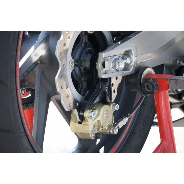 オーバーレーシング Rキャリパーサポート ブレンボ2P用（ブラック） CBR250RR ・83-02-21B｜モトメガネ 店