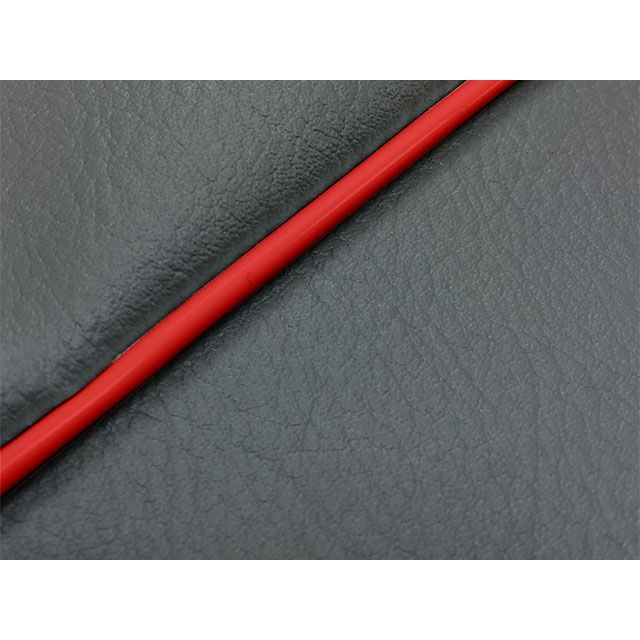 グロンドマン アドレス110（EBJ-CE47A）4ストローク/スズキ グロンドマン国産シートカバー 張替（ダークグレー/赤パイピング） アドレス110 GH5576SC510P40