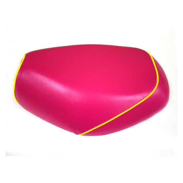 グロンドマン シグナスX（SEA5J/SEA8J）（BF9）4型（XC125SR）/ヤマハ グロンドマン国産シートカバー 張替（ピンク/黄色パイピング） シグナスX シグナスX 4型 GH5588YC320P100