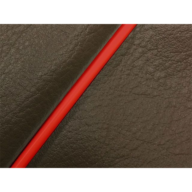グロンドマン DJ-1 RR（AF19） グロンドマン国産シートカバー 張替（ダークブラウン/赤パイピング） DJ-1 RR GH5595HC500P40