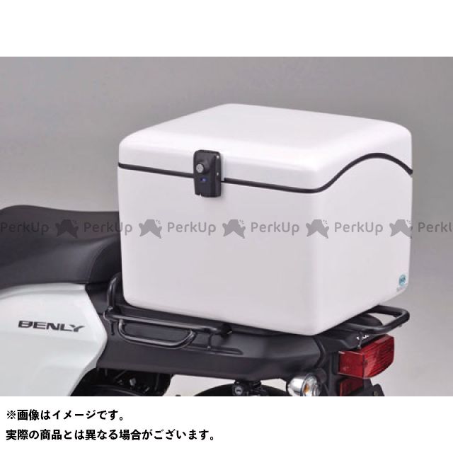 ジェイエムエス NEWラゲージBOX L（B-26SL） セキュリティ仕様 カブ カラー 白 ZA-0B26-1W-C18-S｜モトメガネ 店