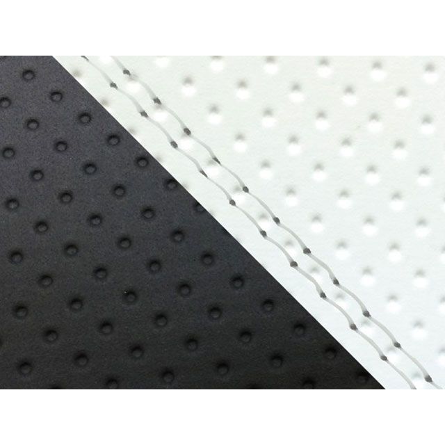 グロンドマン ダンク（AF74） 国産シートカバー 張替 エンボスホワイト＆エンボス黒 ダンク 仕様 透明ダブルステッチ GH5561HC288SW0