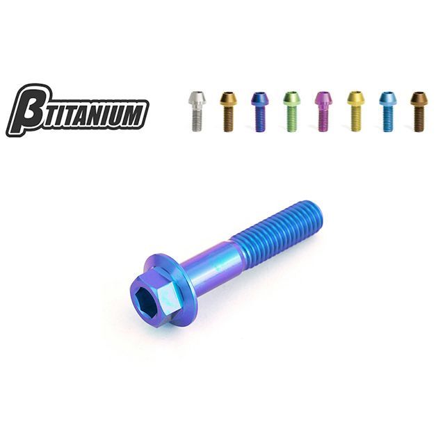 ベータチタニウム フロントフォークピンチボルトキット CBR250R 仕様 ウッドブラウン（陽極酸化あり） BT-FPH1-1-WB