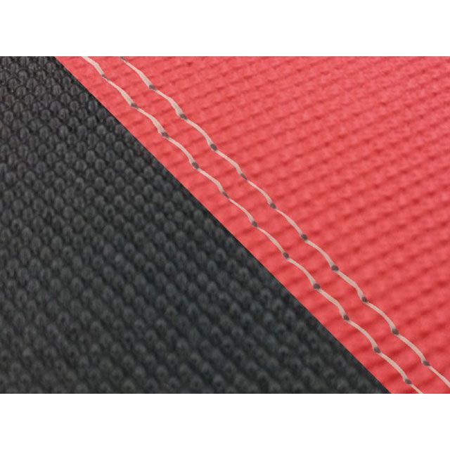 グロンドマン ダンク（AF74） 国産シートカバー 張替 スベラーヌレッド＆スベラーヌブラック ダンク 仕様 透明ダブルステッチ GH5561HC4446SW0
