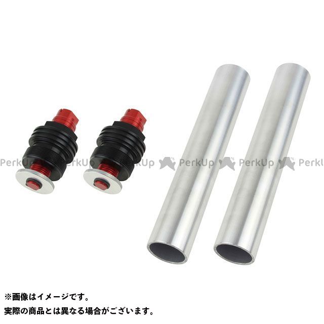 ポッシュフェイス イニシャルアジャスター タイプ2 ブラックボディー GSX250R アジャスター部カラー レッド ・088666-02