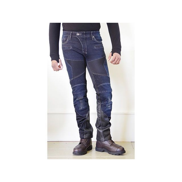 コミネ　WJ-741S　プロテクトレザーメッシュジーンズ　レディース　WS　新品 楽天市場】コミネ ジーンズ WJ-741S BLACK スーパーフィットプロテクト