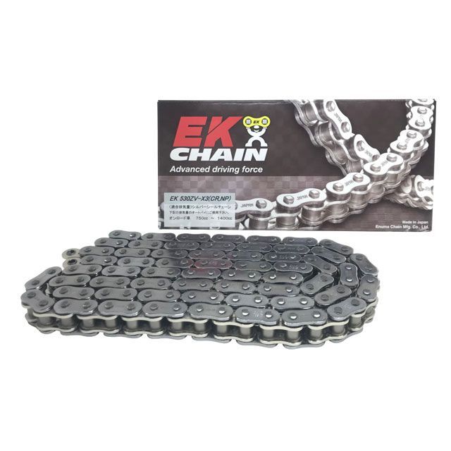 江沼チェーン NXリングチェーン 530ZV-X3 MLJ 汎用 カラー シルバー リンク数 108L JAN_4571291812444|モトメガネ 店