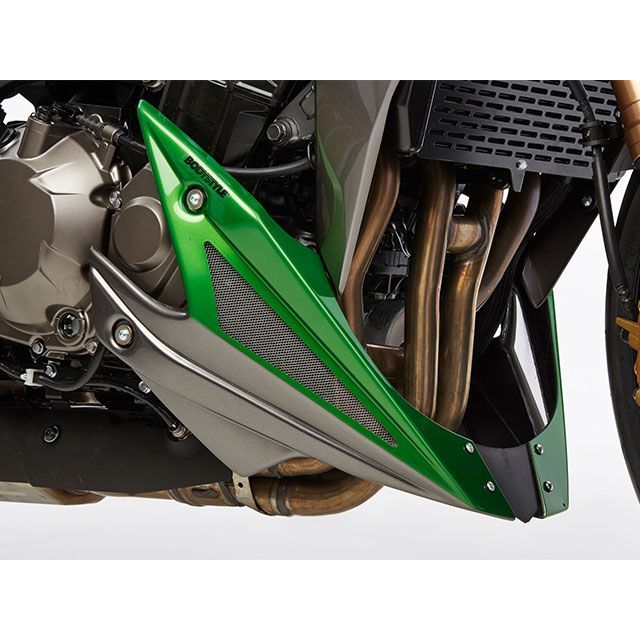 ボディースタイル ベリーパン KAWASAKI Z1000 2018 グリーン Z1000 bds_6580619｜モトメガネ 店