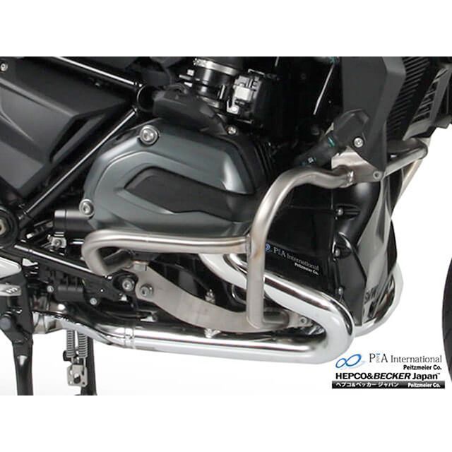 ヘプコ&ベッカー エンジンガード R1200R LC R1200RS LC カラー シルバー 501-676-0009|モトメガネ 店