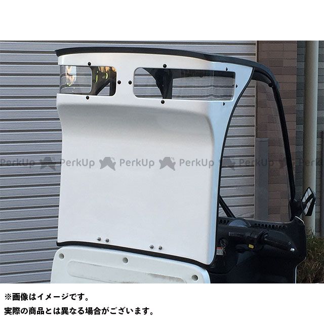 21年最新海外 ハンター デッキタイプ用 白ゲルコート クリアウインド付き ハイバックガードパネル ジャイロキャノピー用 ドレスアップ カバー ジャイロキャノピー エントリーで最大p倍 Hunter バイク用品 9395