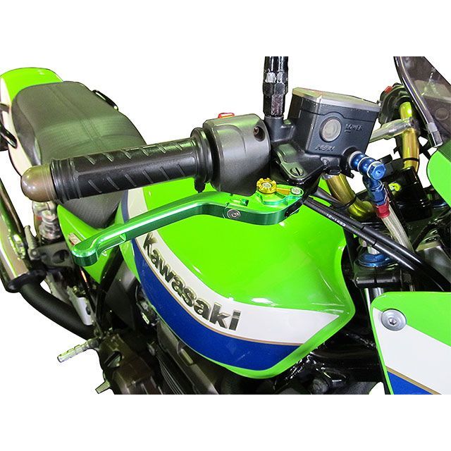 ントによる】 GPZ1000RX 可倒式Rタイプ アルミビレットレバーセット