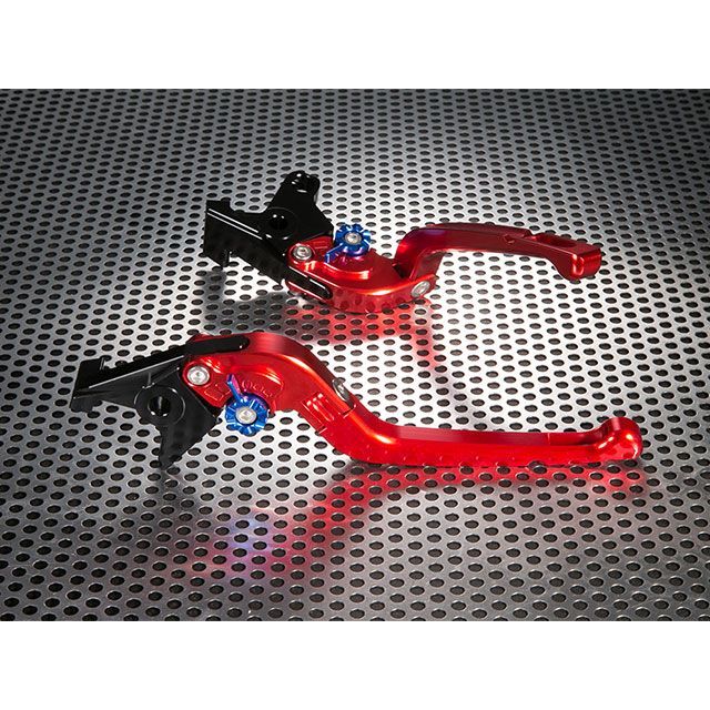 U-KANAYA FZ8 レバー Rタイプ 可倒式 アルミ削り出しビレットレバー 