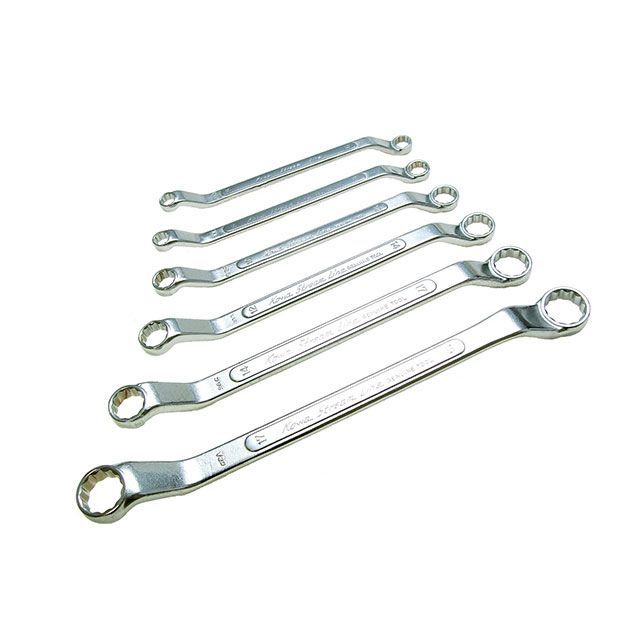 興和精機 STREAMLINE 45&deg;オフセットメガネレンチ 内容 6本セット KLK-3-010｜モトメガネ 店