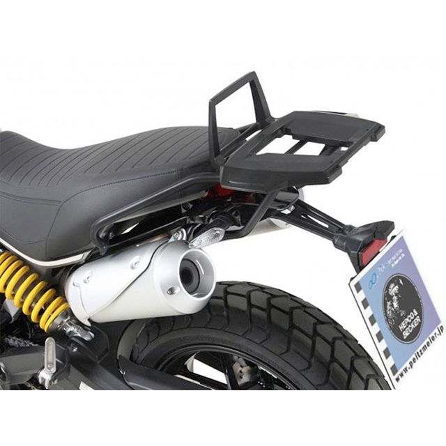 ヘプコ&ベッカー トップケースホルダー(キャリア) Alurack/アルラック(ブラック) Scrambler 1100/Sport/Special 652-7566-0101|モトメガネ 店