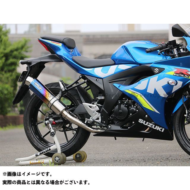 ています フルエキゾースト バイク用品・パーツのゼロカスタム - 通販 - PayPayモール ステンレス/チタンオーバル(ソリッド) WR'S（ ダブルアールズ） GROM（グロム）13〜15年 スムーズに