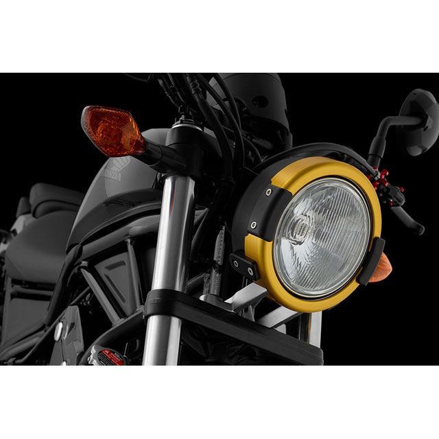 バイカーズ H0459 ヘッドライトカバー(ライトゴールド) Rebel250 Rebel500 H0459-LGD|モトメガネ 店