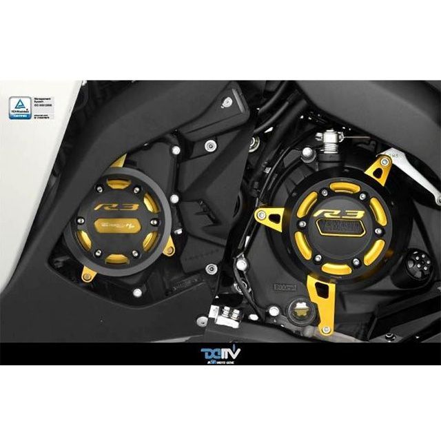 ディモーティブ エンジンプロテクトカバーYZF-R3 左右セット YZF-R3 カラー チタン DI-EPC-YA-07-T