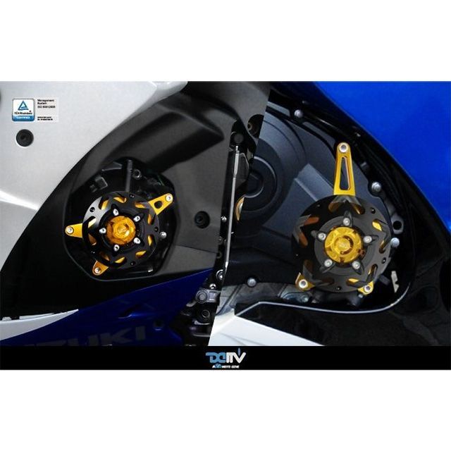 ディモーティブ エンジンプロテクター GSX-R1000 左右セット GSX-R1000 カラー ブラック DI-EPC-SU-01-K｜モトメガネ 店