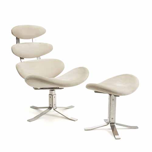 楽天市場】ポール・M・ヴォルザー コロナチェア (レザークッション