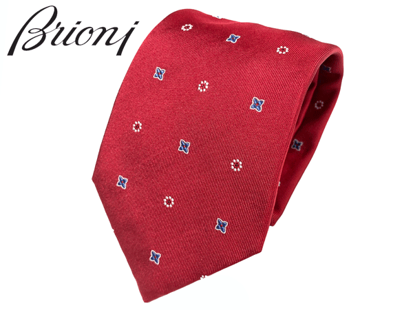 Brioni バーガンディ 赤　レッド　シルク ネクタイ　ブリオーニ Brioni 大幅値下げ！ブリオーニ ネクタイ④ - メルカリ