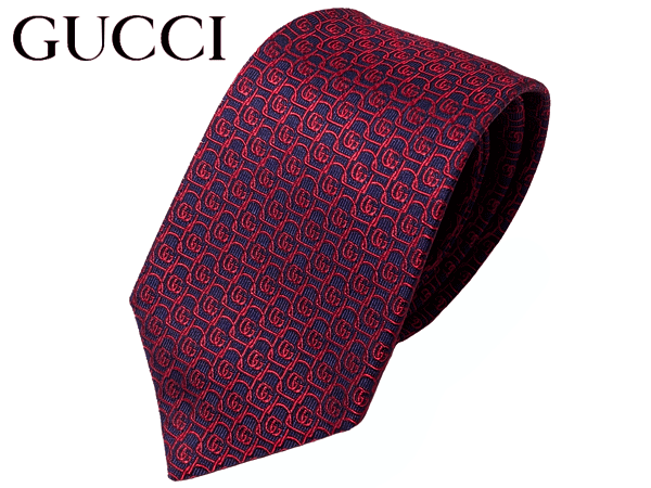 ❉GUCCI❉ネクタイ　Gロゴ　幾何学模様　赤　グレー　ネイビー 楽天市場】GUCCI グッチ ネクタイ GGマーク ネクタイ ダーク