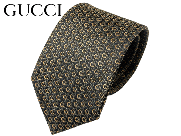 ひなた　GUCCI グッチ　ネクタイ　白　黒　金　ストライプ 楽天市場】GUCCI グッチ ネクタイ GGマーク ネクタイ ダーク
