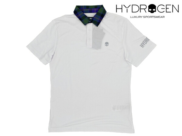 HYDROGEN - ☆正規品(31DP7222WH)ハイドロゲン 半袖ポロシャツ