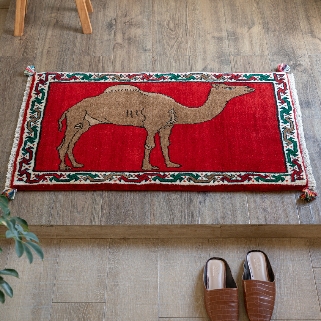 【百貨店SALE20%OFF】【発祥地ペルシャ産】63×95珊 部屋の入り口引っ敷き（貨物輸送無料 手織り 生まれながら染め料 愛くるしい 今めかしい 引っ敷き 部屋の入り口 引っ敷き 羊毛100% イラン ギャベ Gabbeh リーズバフト ヴィンテージ）