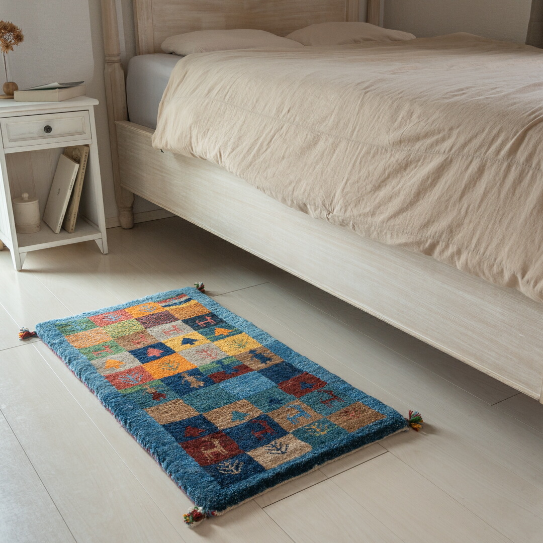 楽天市場】ペルシャ 絨毯 ギャッベの通販 104x44cm ペルシャギャッベ