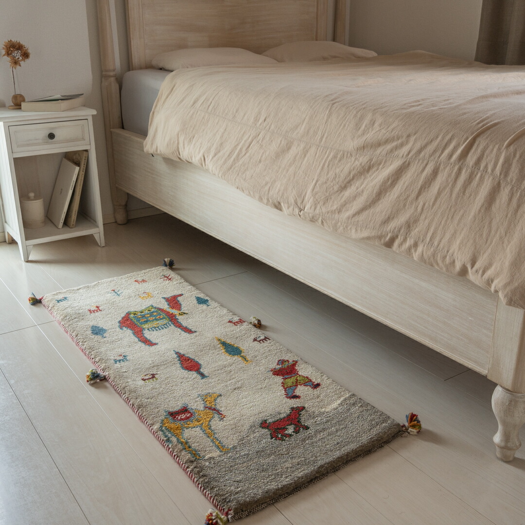 楽天市場】【本場イラン産】ギャッベ 38×125cm 細長Sサイズ（送料無料