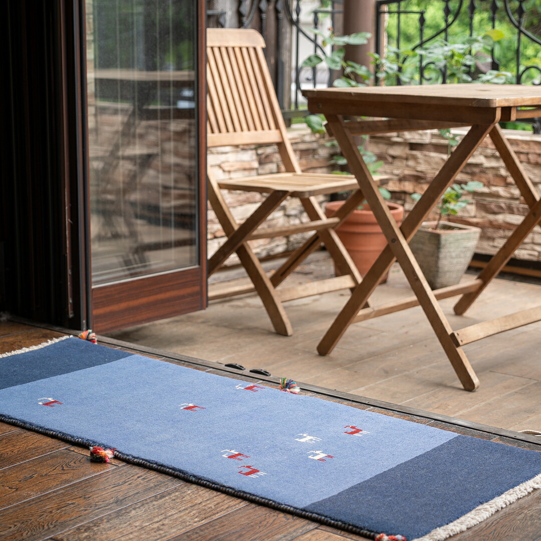 【百貨店SALE20%OFF】【発祥地ペルシャ産】51×134糎 走者（長っ細い）（貨物輸送無料 手織り 生まれながら染め粉 愛くるしげ 今めかしい 歩廊 引っ敷き 引っ敷き 羊毛100% イラン ギャベ Gabbeh リーズバフト）