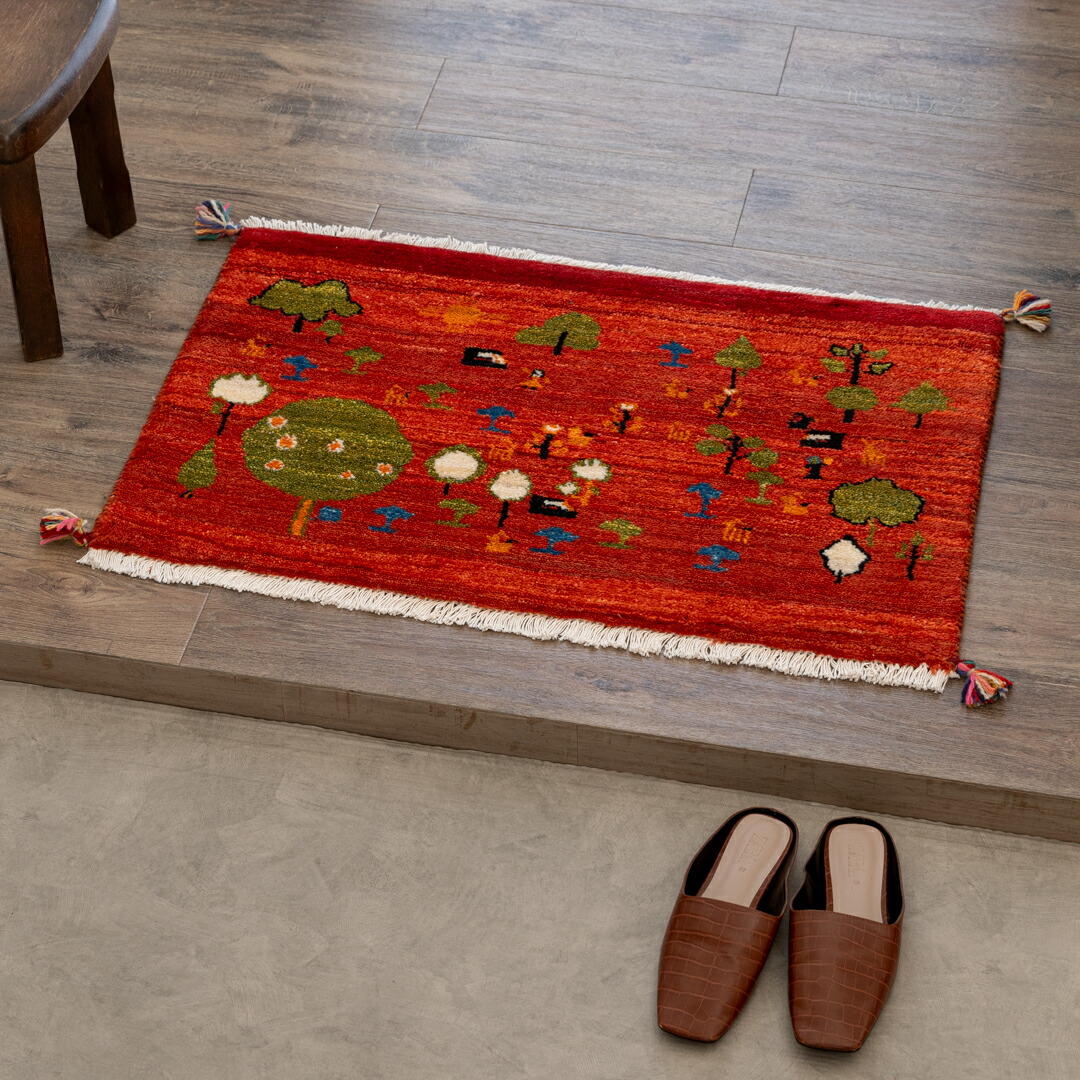 楽天市場】【アウトレット商品】【本場イラン産】62×90cm ギャッベ