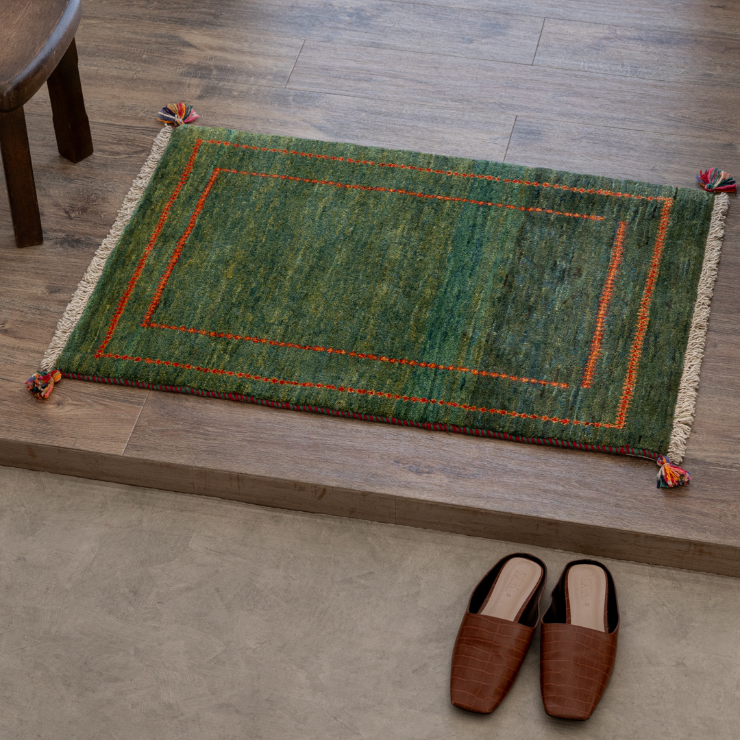 ギャッベ ペルシャ絨毯 61x87cm ギャベ 玄関マット 手織り ラグ 絨毯 楽天市場】【本場イラン産】61×87cm ギャッベ 玄関マットS（送料