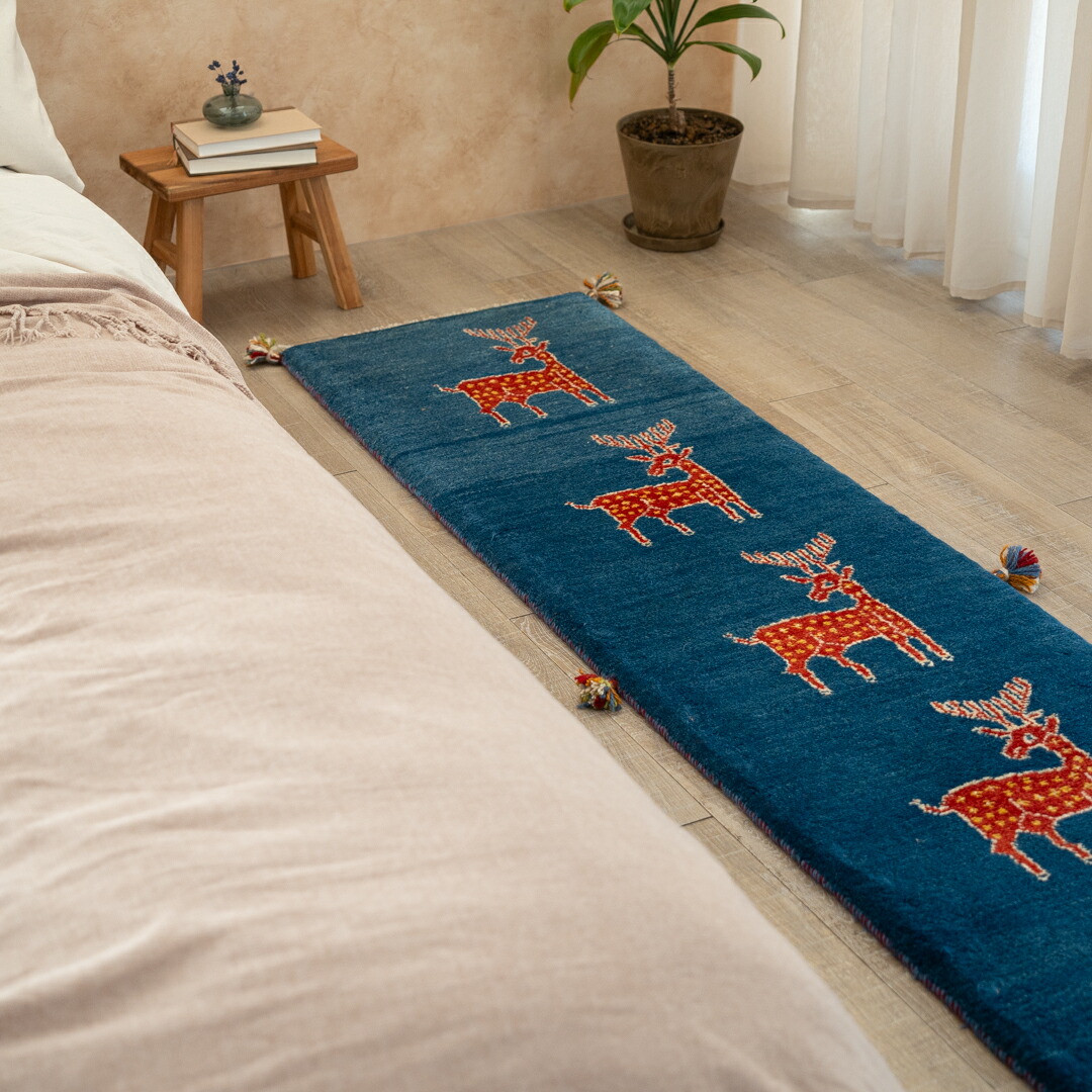 127x56cm ペルシャギャッベ ランナー (ギャベ) ペルシャ絨毯 ギャッベ 127x56cm ペルシャギャッベ ランナー (ギャベ) ペルシャ絨毯