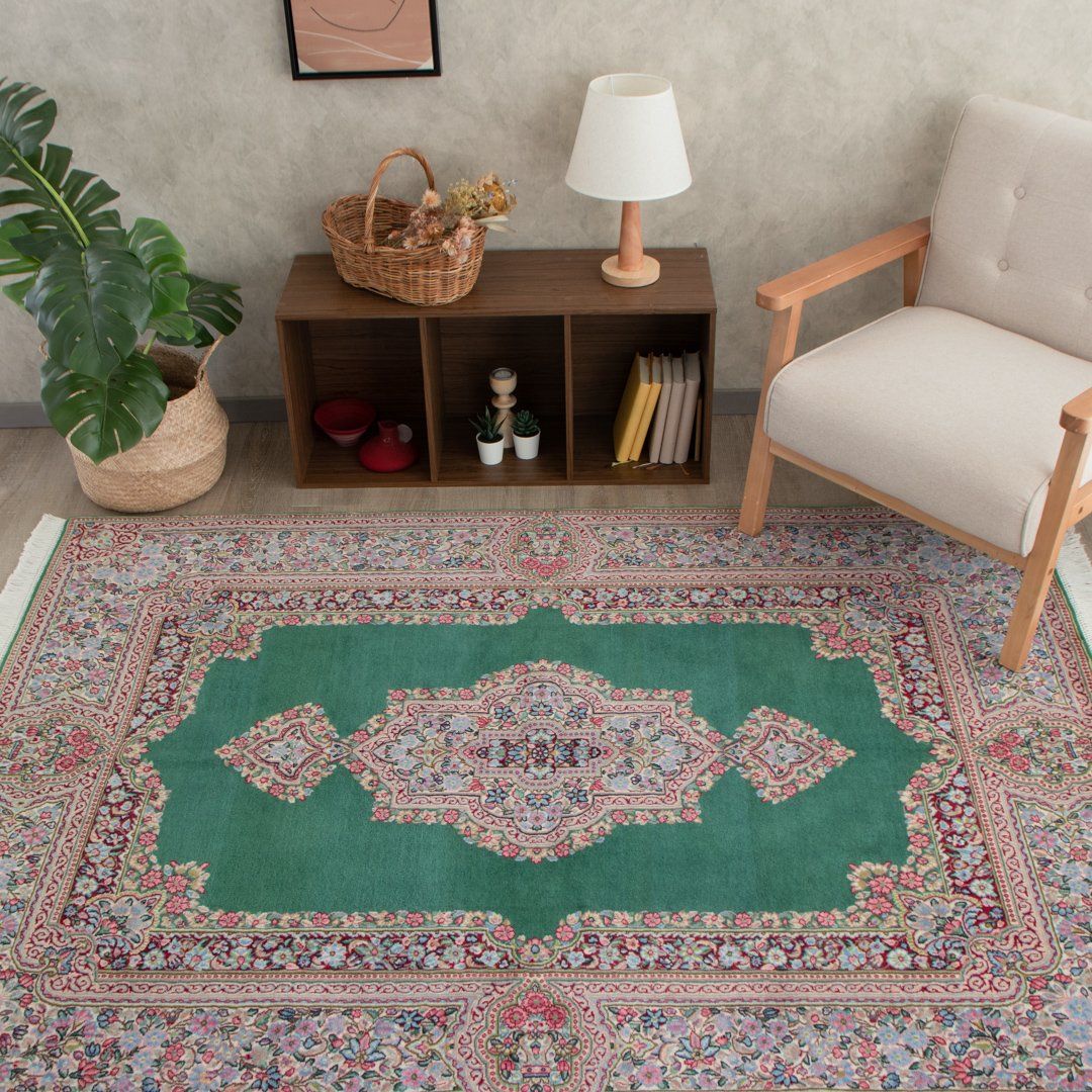 本場イラン産 150 201cm ペルシャ絨毯 ラグサイズ 送料無料 手織り 天然染料 かわいい おしゃれ 絨毯 ラグ ウール100 ペルシャ Payz ペイズ Hostalbuenosaires Cat