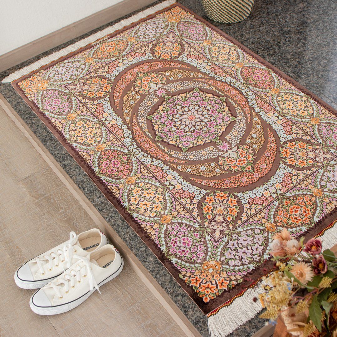 ペルシャ絨毯 　イラン 楽天市場】【本場イラン産】77×115cm ペルシャ絨毯 玄関サイズL