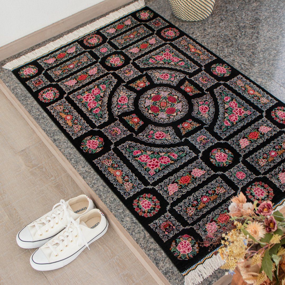 最も人気のあるイランシルクラグ/サイズ:100x150cm…. .ir251。 最も人気のあるイランシルクラグ/サイズ:100x150cm…. .ir251