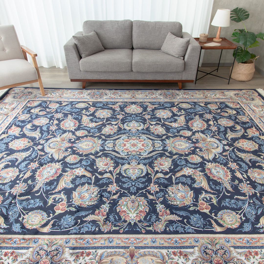【百貨店SALE30%OFF】【発祥地ペルシャ産】250×350珊 イラン引っ敷き（機械織） 大型リビング大きさ（貨物輸送無料 愛くるしい 今めかしい 引っ敷き 引っ敷き バンブーシルク ジーメンスダル イラン）◆No1007